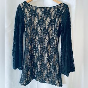 Lace mini dress